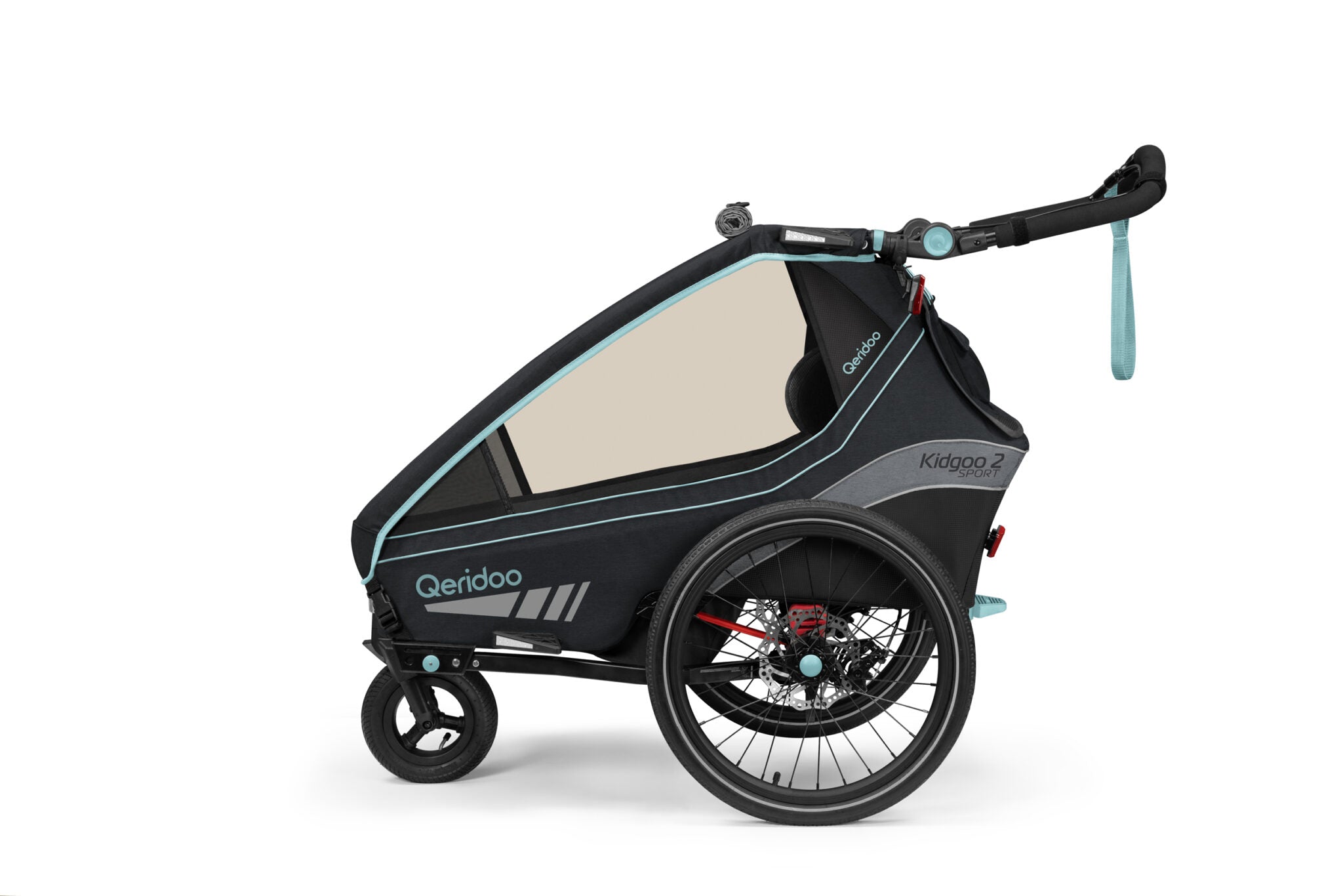 Qeridoo Kidgoo2 Fietskar - Blue  !!Aanbieding!!