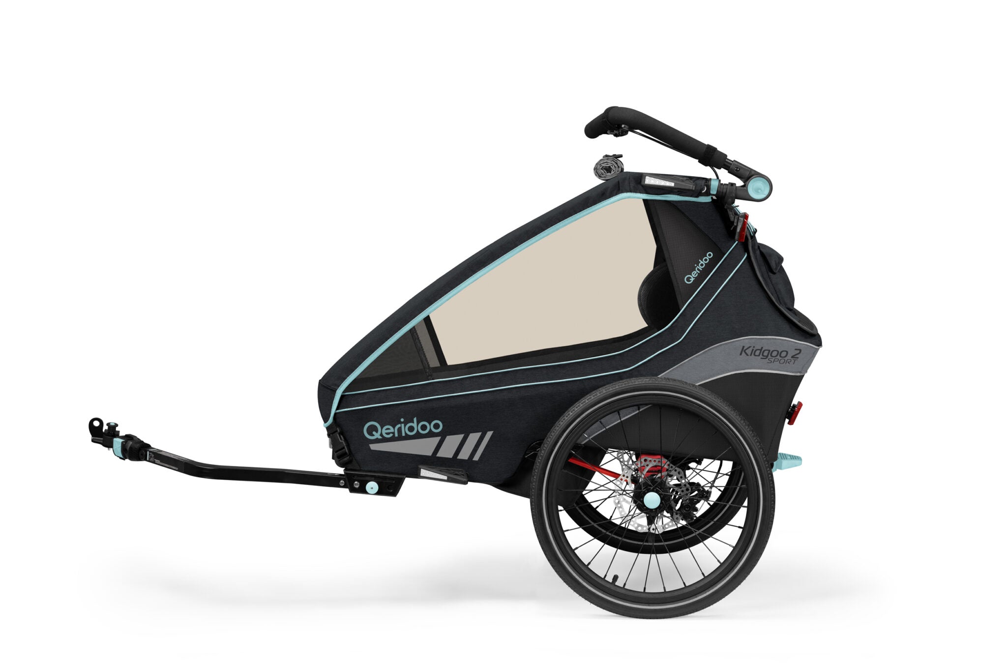 Qeridoo Kidgoo2 Fietskar - Blue  !!Aanbieding!!